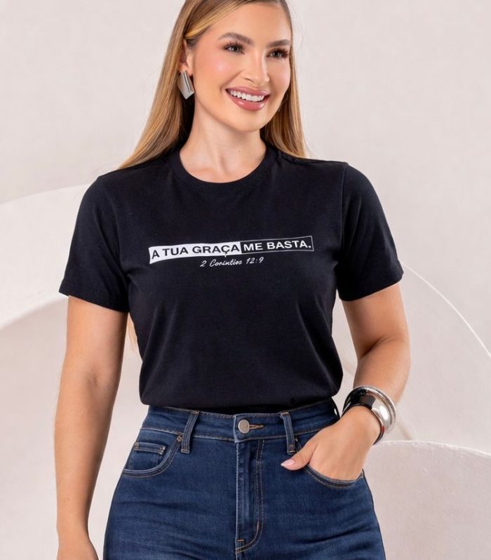 T.shirt a tua Graça me Basta