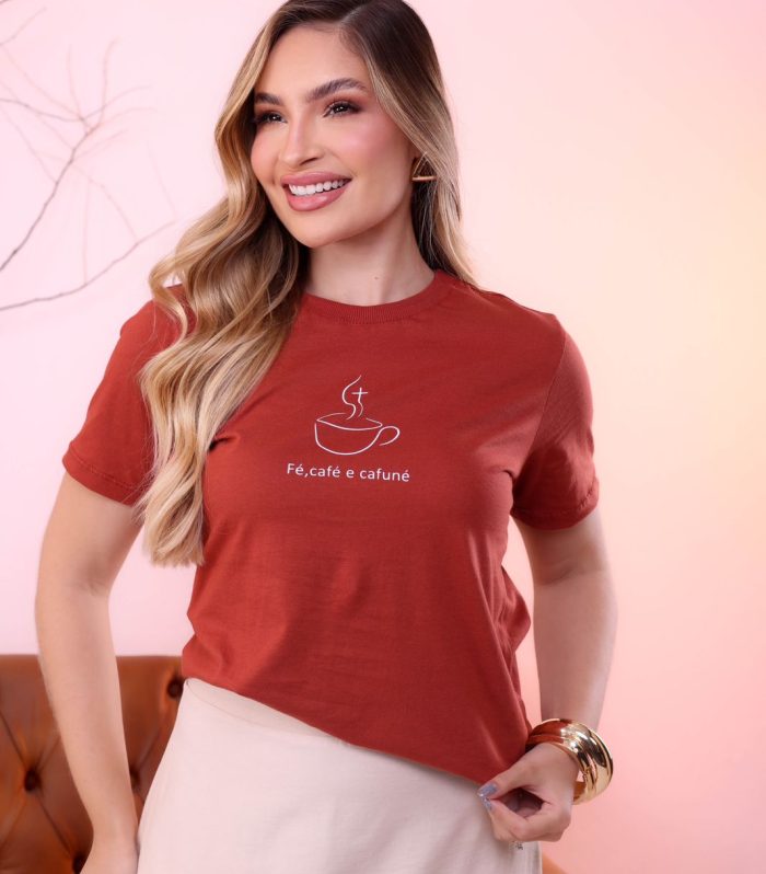 Tshirt Fé ,Café