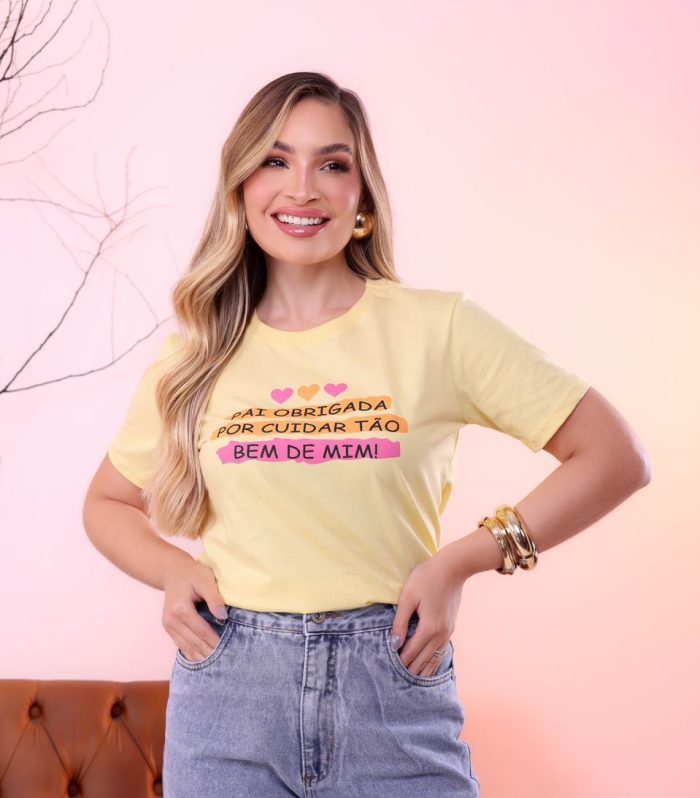 T.shirt "Pai Obrigado"
