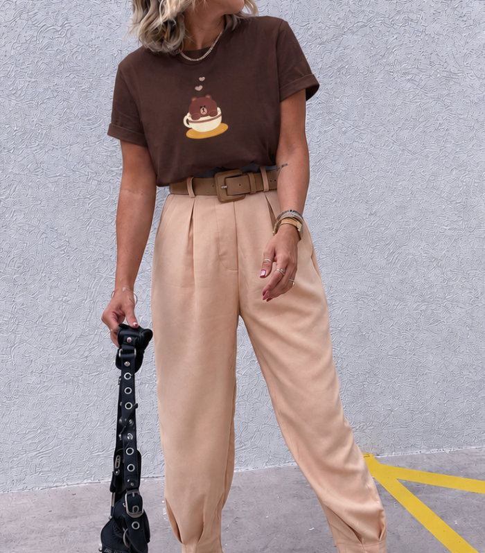 T-shirt Urso Xícara