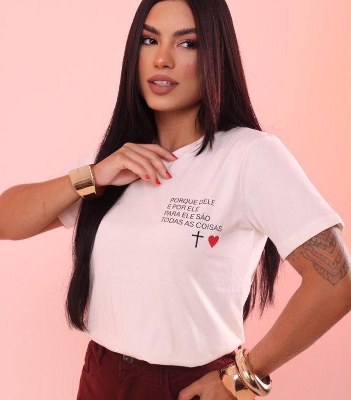 T.shirt Para ele são todas as coisas