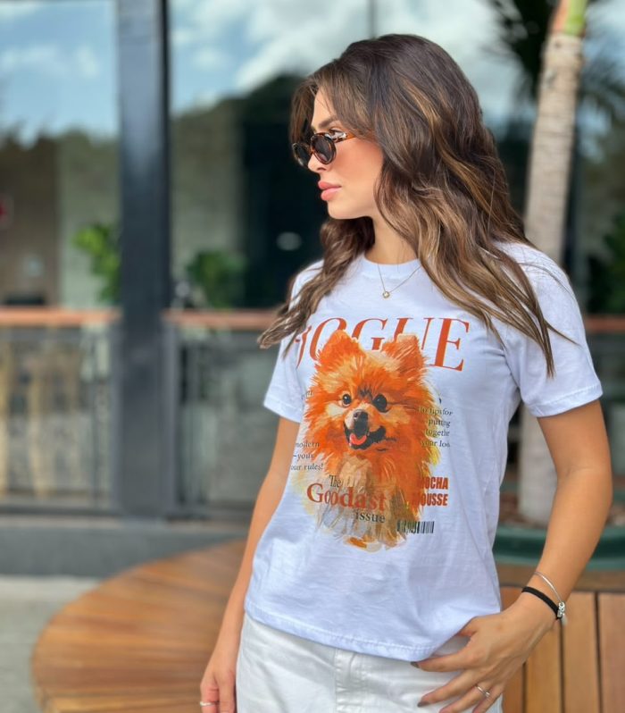 T-shirt Dogue Mocha
