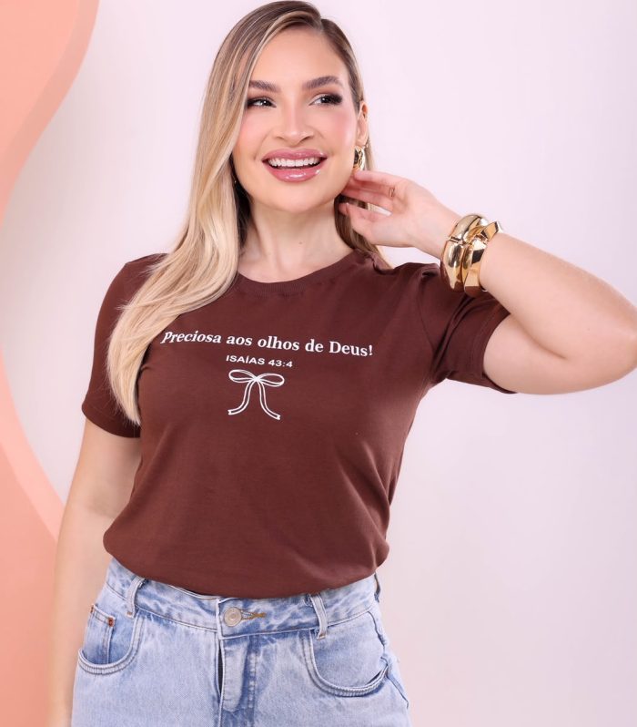 Tshirt "Preciosa aos Olhos de Deus"