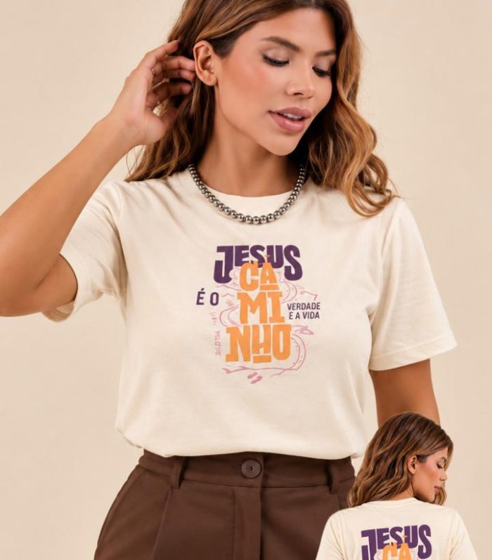 T.shirt Jesus é o caminho